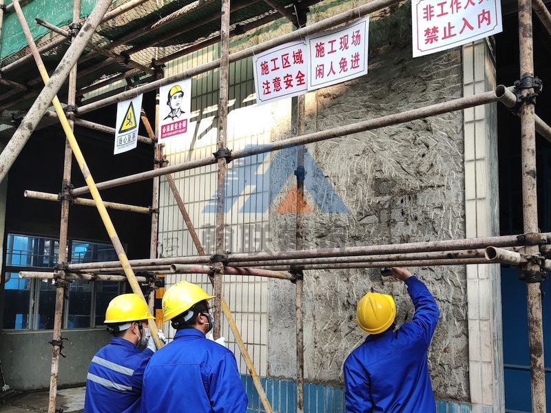 玖龙纸业-外墙瓷砖维修工程