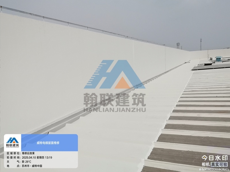 威特电梯-彩板屋面渗漏维修工程